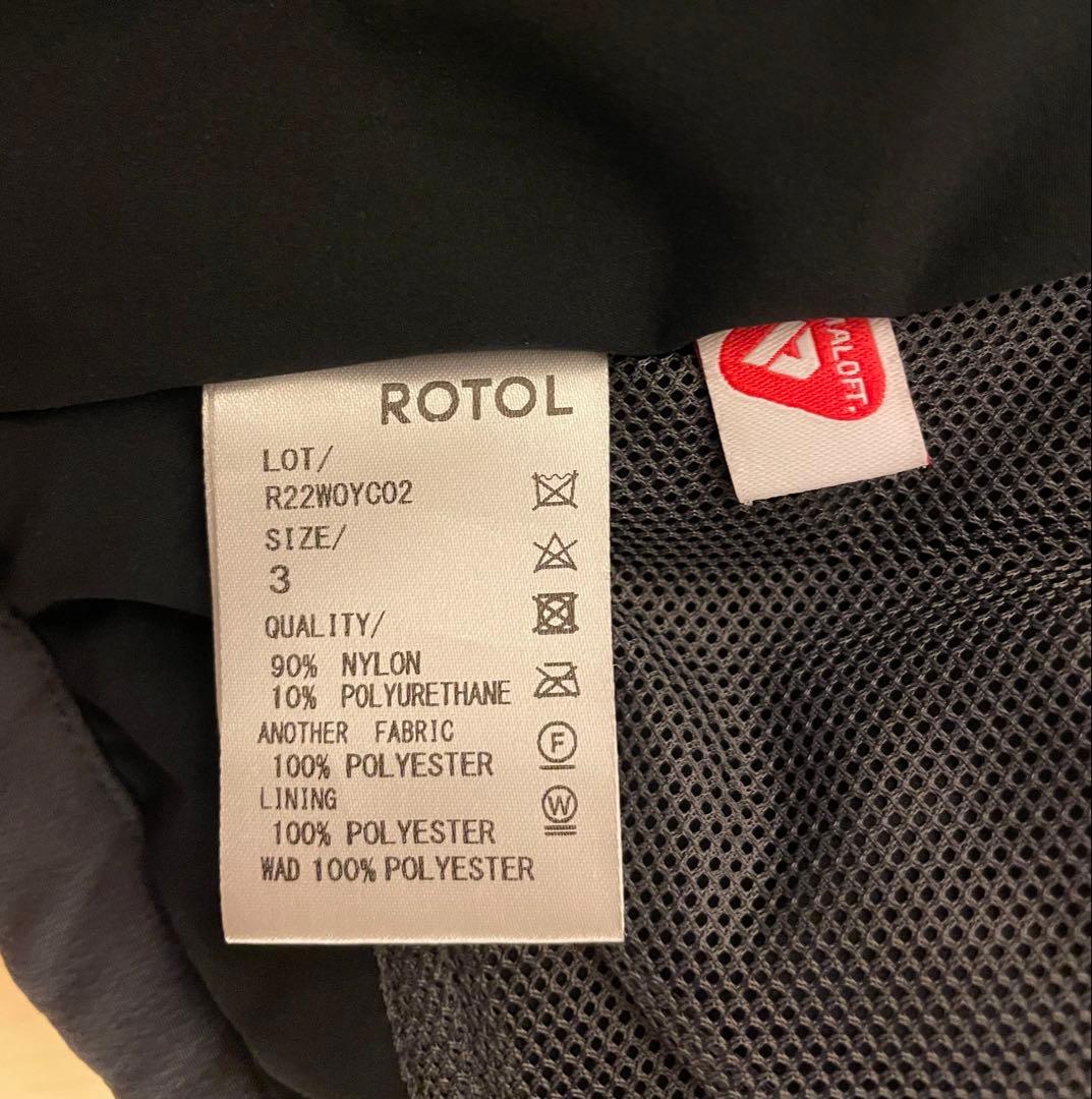 て*b様 ROTOL BOMMER VEST charcoal size 3