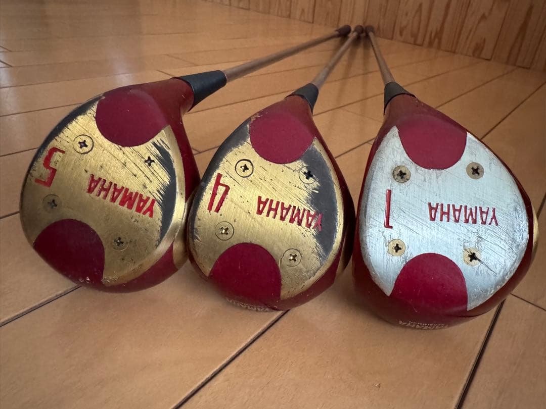 アンティーク レディース YAMAHA パーシモンウッド 1, 4, 5 セット