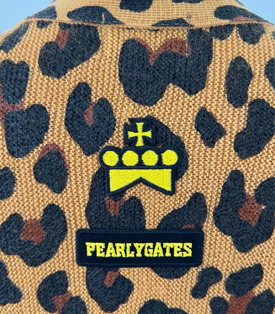 パーリーゲイツ　アウター　カーディガン　セーター　　ヒョウ柄　豹柄　ひょう柄