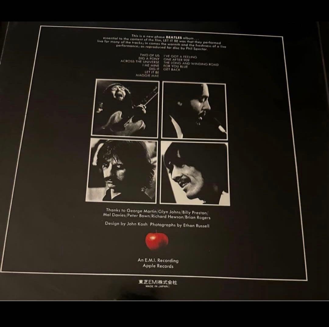 The Beatles LET IT BE レコード ビートルズ 2枚セット