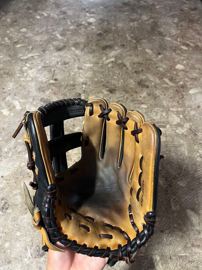 ミズノプロ 軟式用グローブ 波賀JAPAN 内野手用