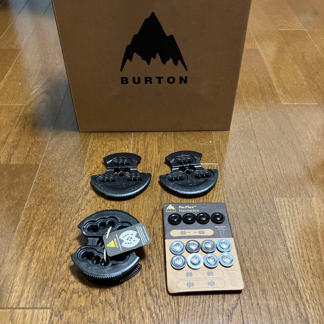 新品　Burton スノーボードバインディング ホワイト/ブラック/ミント