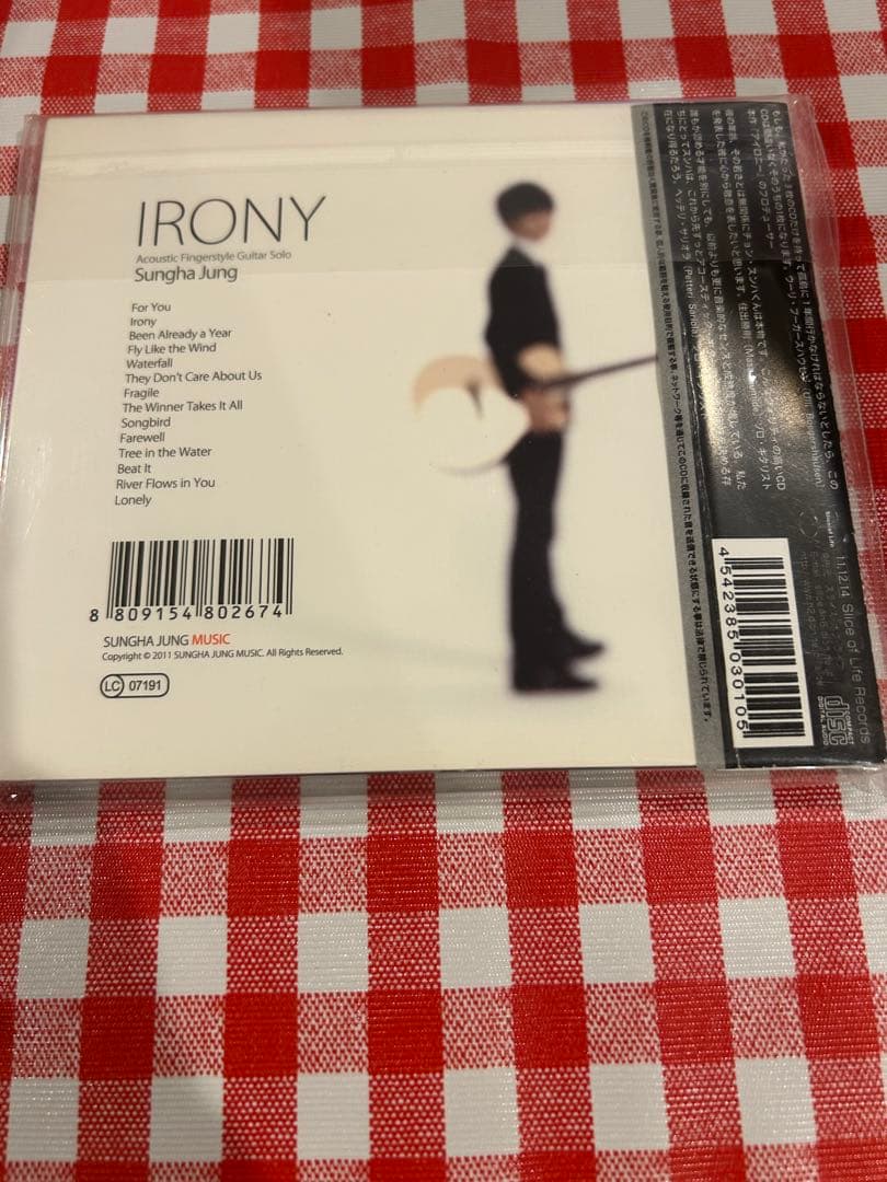 Sungha Jung IRONY サイン入り