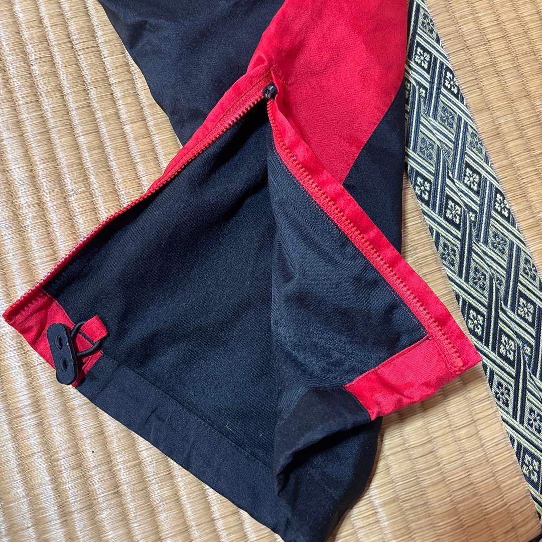 最終値下げ❣️canterbury ジャージ　ウォームアップパンツ 黒/赤ズボン