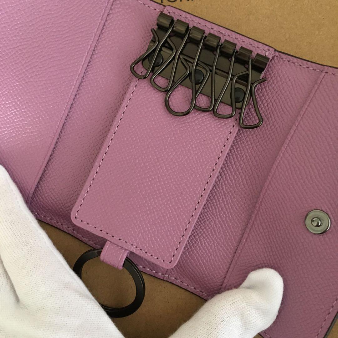 新品★コーチ COACH 定価17,600円 レザー 6連キーケース