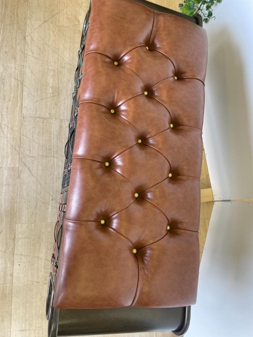 トランクベンチ　ソファ　スツール　ベンチ　アンティーク　アメリカン　レトロ　イス