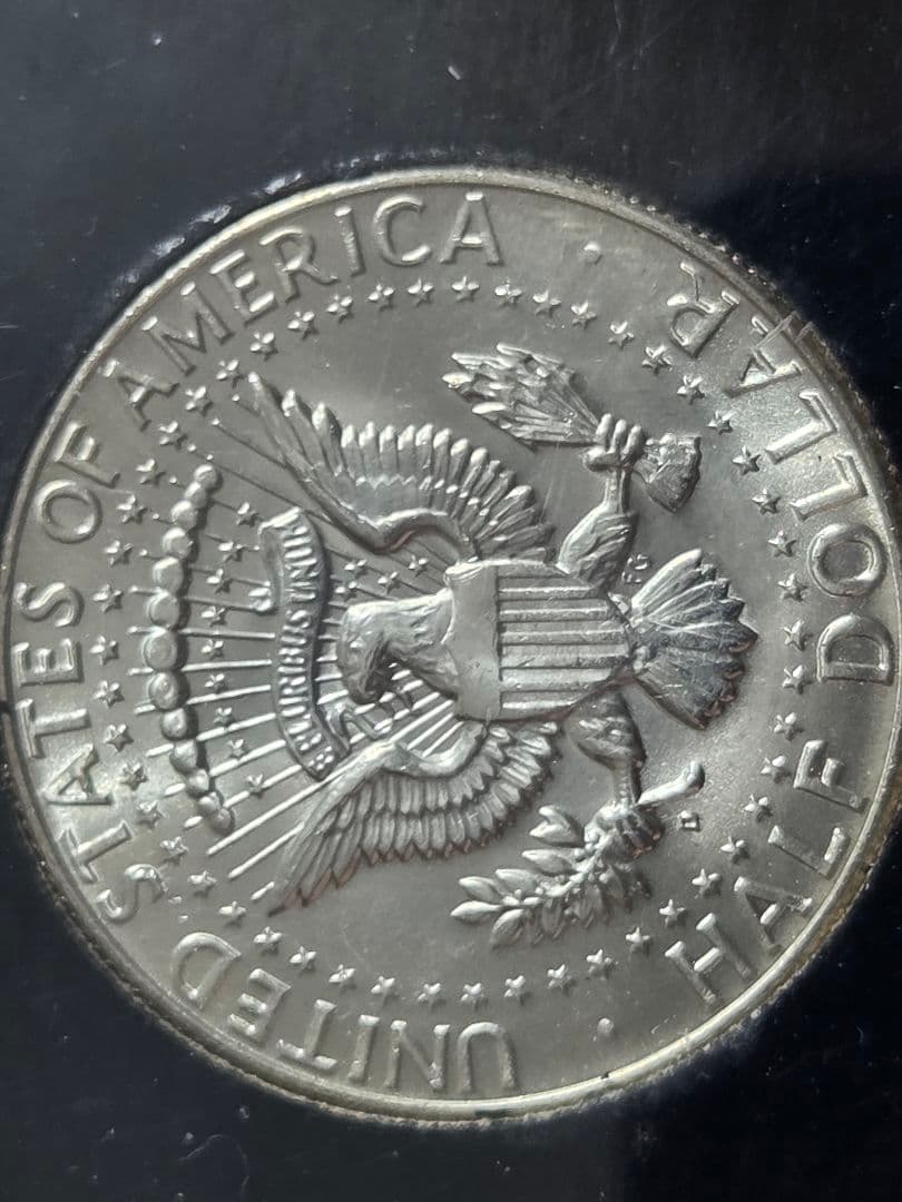 アメリカ合衆国　ケネディ大統領　ハーフダラー銀貨　1964 D　No.2
