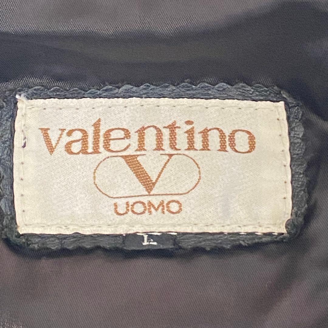 80s Valentino real leather jaket ヴァレンティノ
