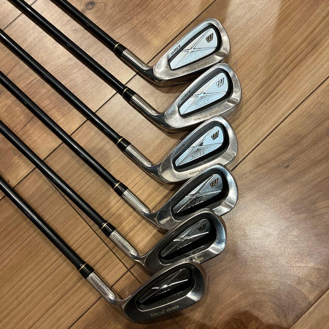 ミズノJPX 310 Ti アイアン6本セットRシャフト グリップ良好 初心者向