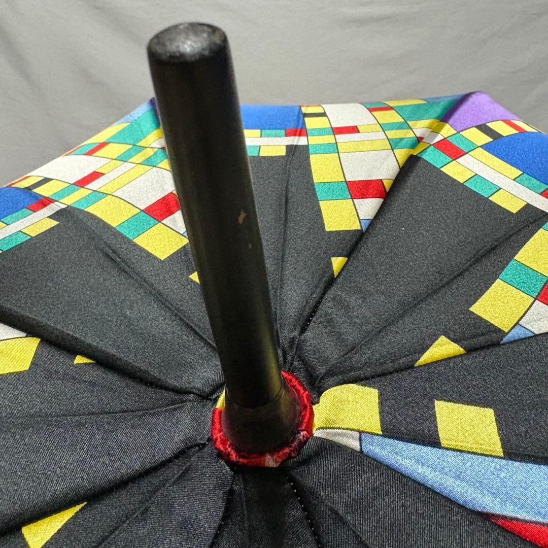 【美品】ジャンニ ヴェルサーチ 長傘 カバー付き 花 バロック 総柄