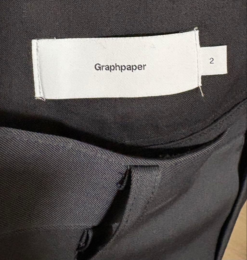 スーツ Graphpaper Scale Off Wool Wide Slacks
