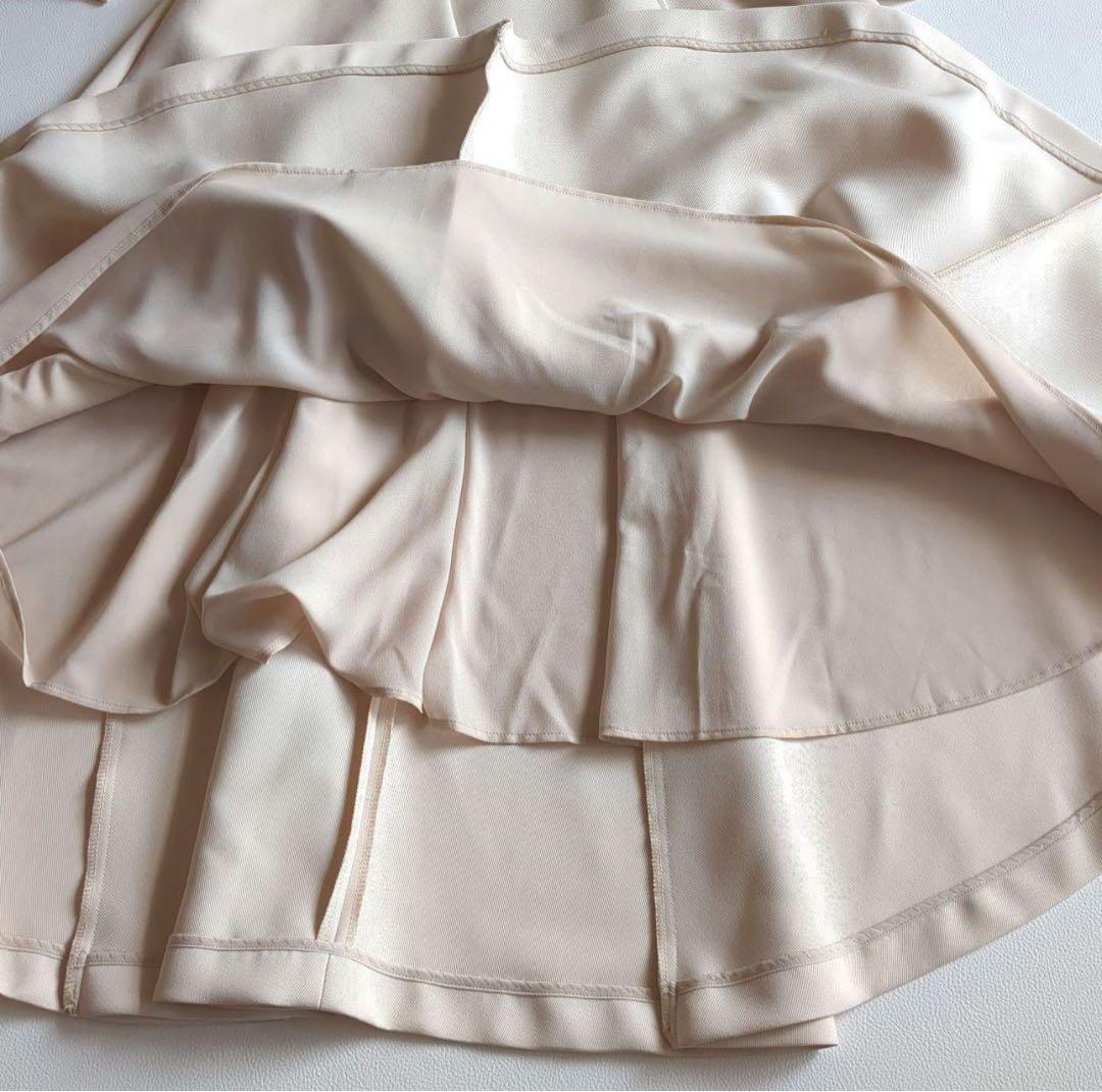 【新品】セルフォード ツイルカシュクールワンピース ロング フレア 36