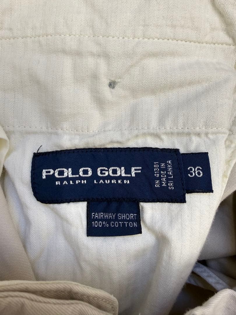 POLO GOLF RALPH LAURENポロゴルフ2タックパンツベージュ36