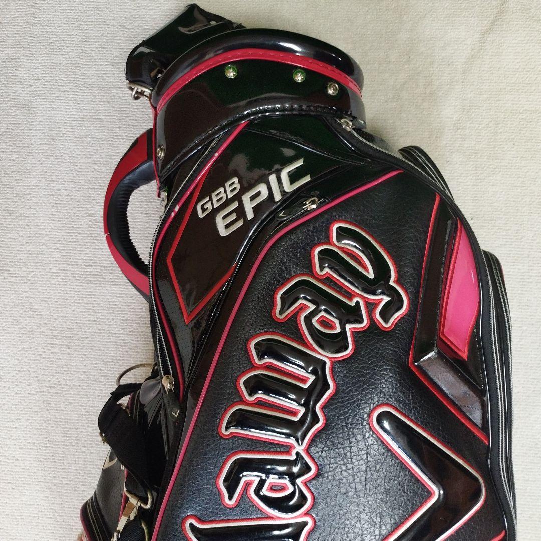 Callaway Epic キャディバッグ ブラック/ピンク ツアー 限定モデル