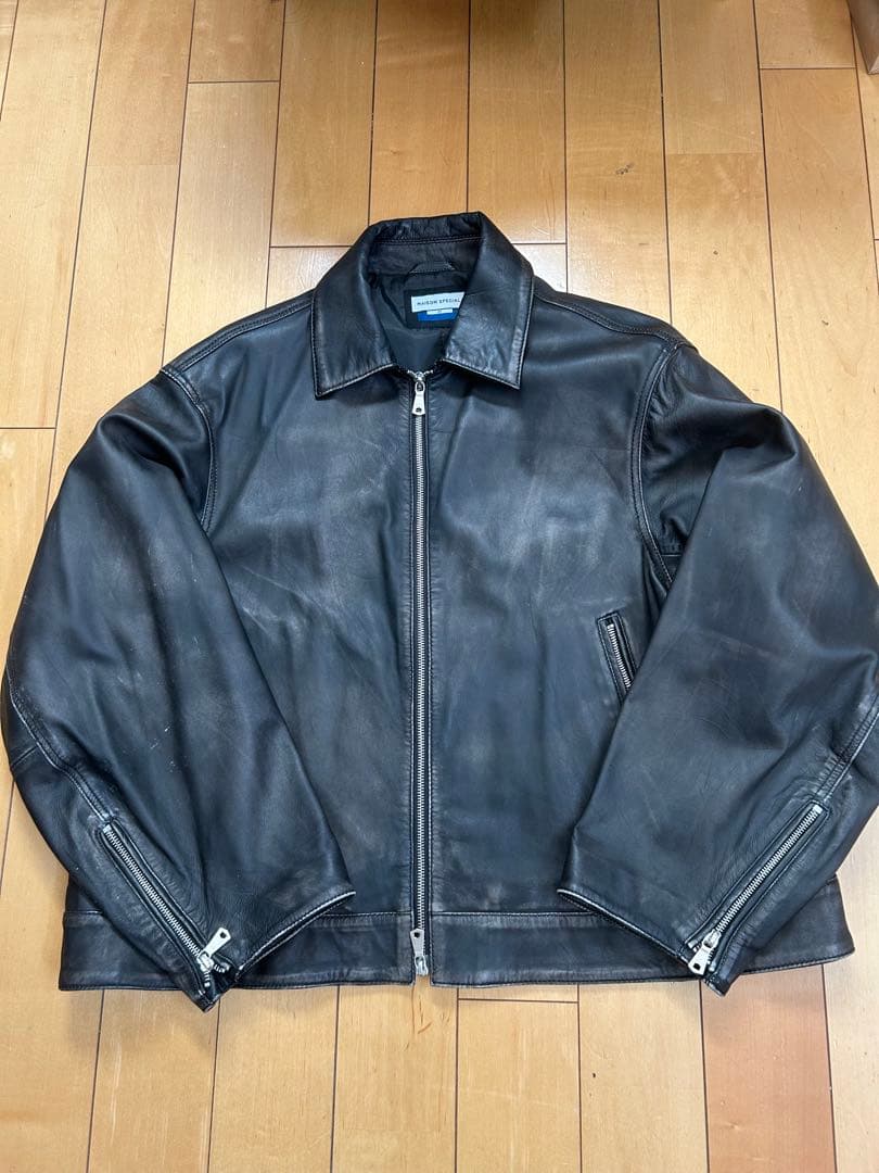SHEEP LEATHER SINGLE RIDERS JACKET サイズ1
