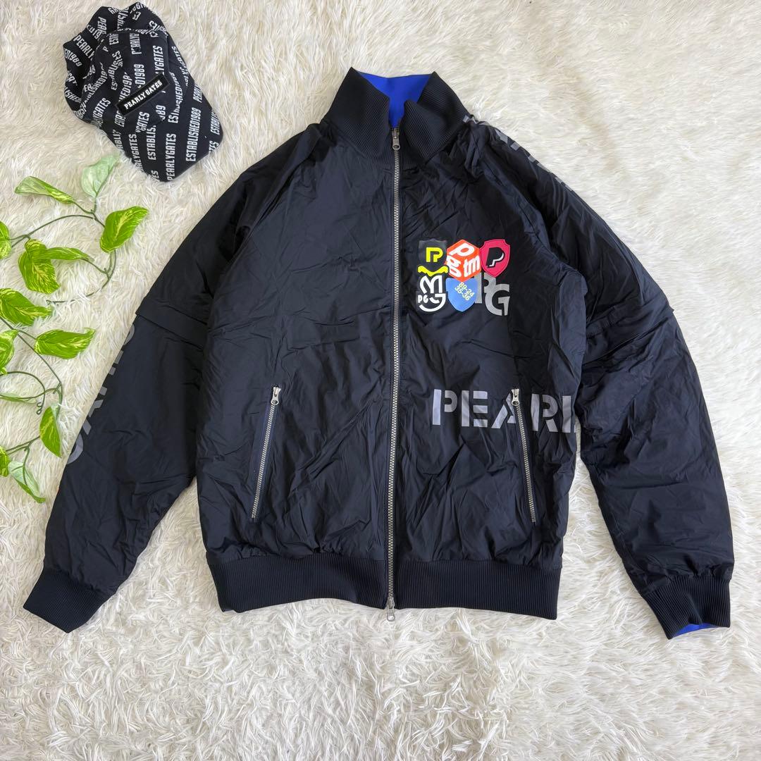 【パーリーゲイツ】極美品 ジャケット 中綿 リバーシブル 5サイズ 2025