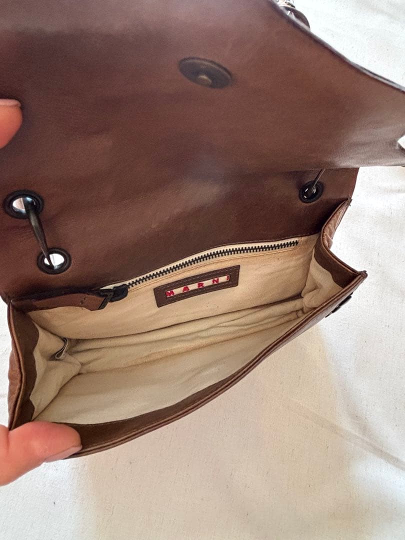 MARNI レザー　ポシェット　ヴィンテージ