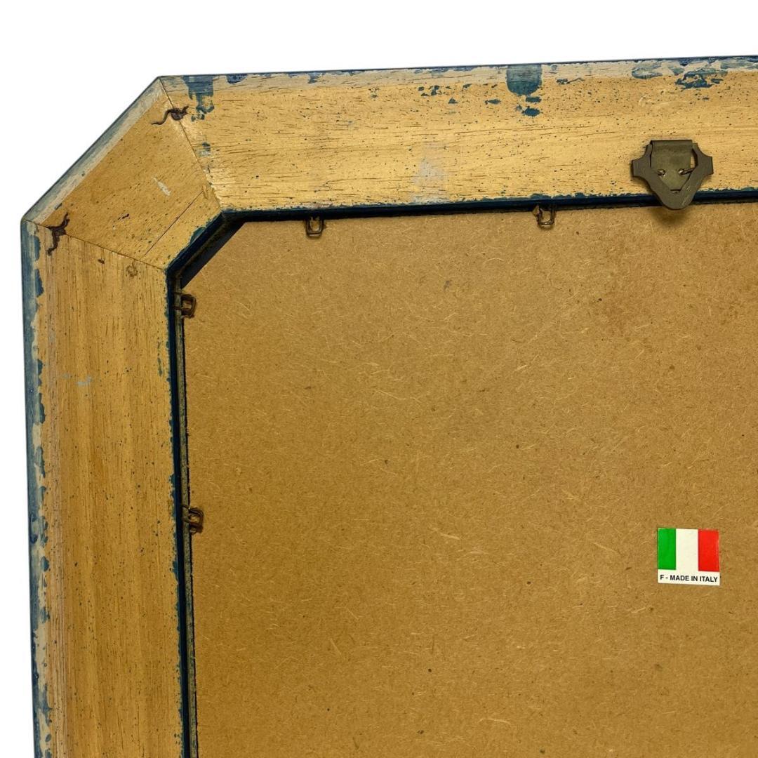 イタリア製 ロココ調 アンティーク ウォールミラー 姿見 鏡 壁掛けミラー