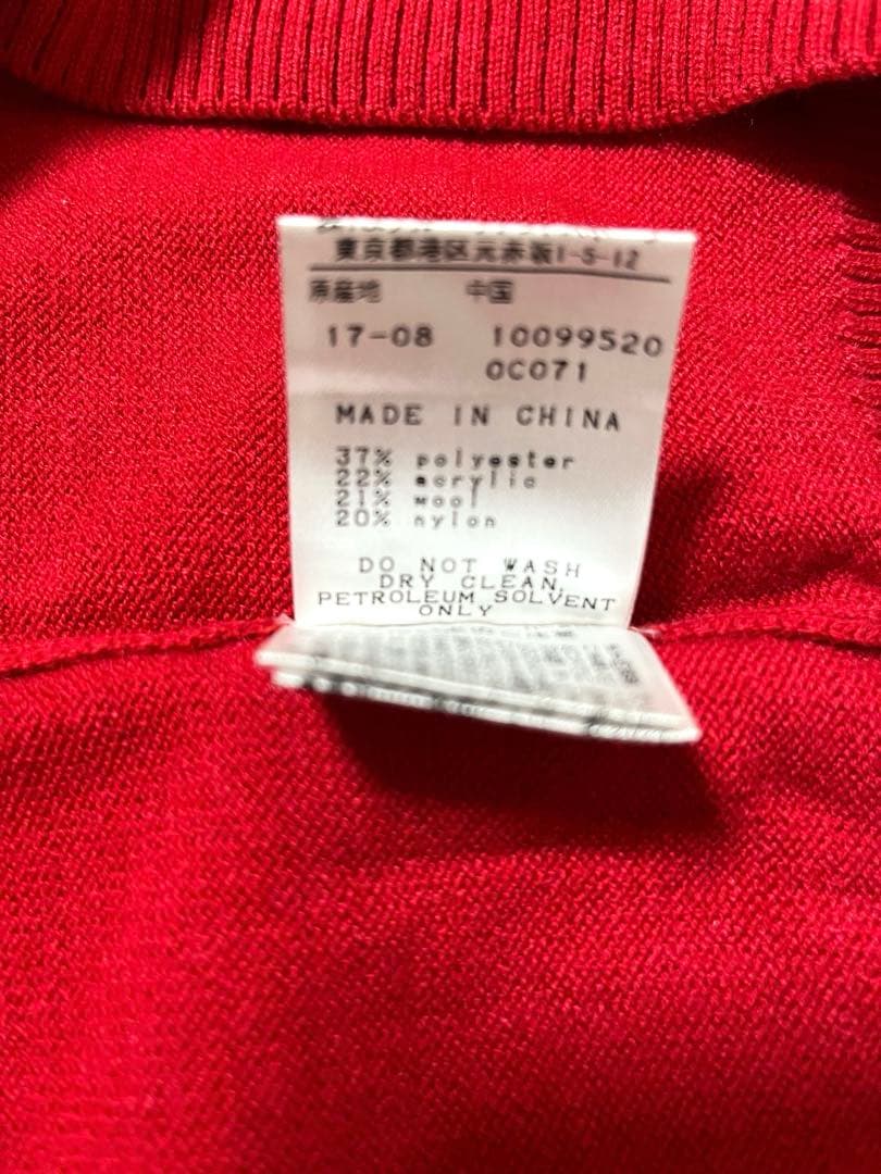 【美品】【JACK BUNNY!!】赤サイズ5＊メンズゴルフニットセーター