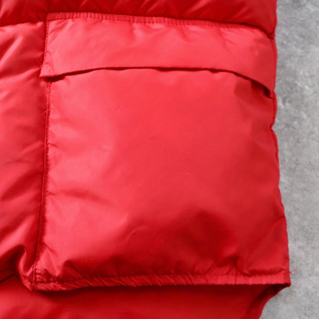 USA製 80s Woolrich ウールリッチ ダウンベスト レッド 赤 L