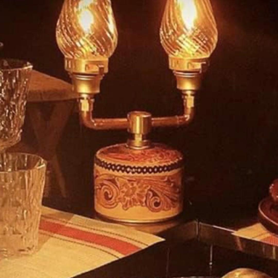 本革カービング　OD缶カバー ガスカートリッジカバー ハンドメイド