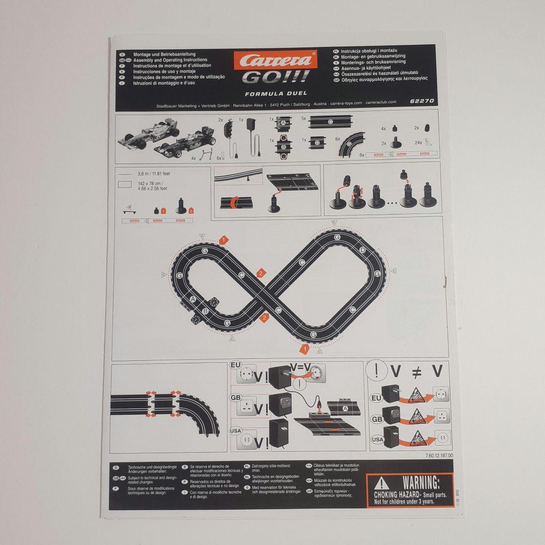 【未使用品】スロットカー Carrera GO!!! FORMULA DUEL