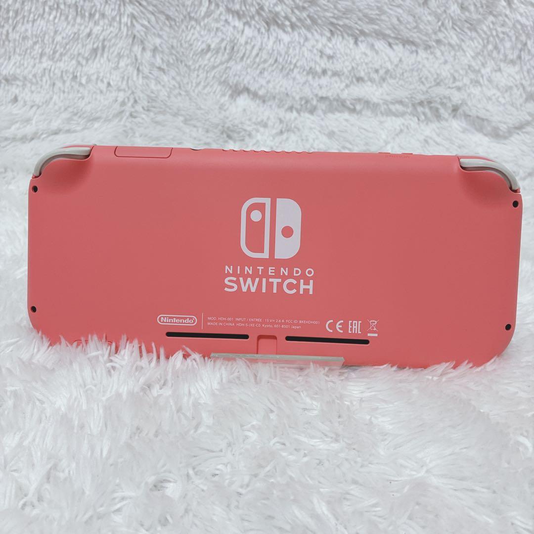 極美品　Nintendo Switch Lite コーラル 箱付 動作確認済