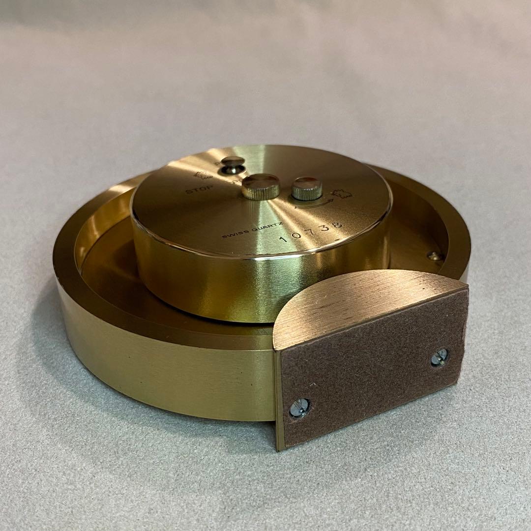 ティファニー テーブルクロックTiffany & Co. ゴールド 置時計 QZ