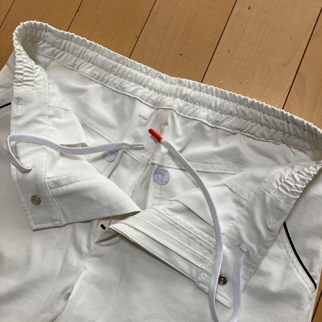 DECEMBERMAY ディセンバーメイ　ストレッチパンツ　ホワイト　Mサイズ