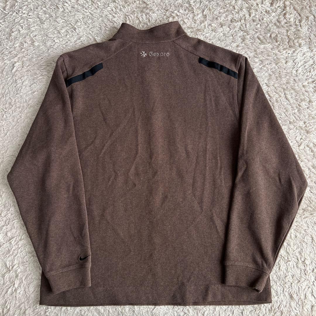 ナイキゴルフ/ハーフジップスウェット/茶系