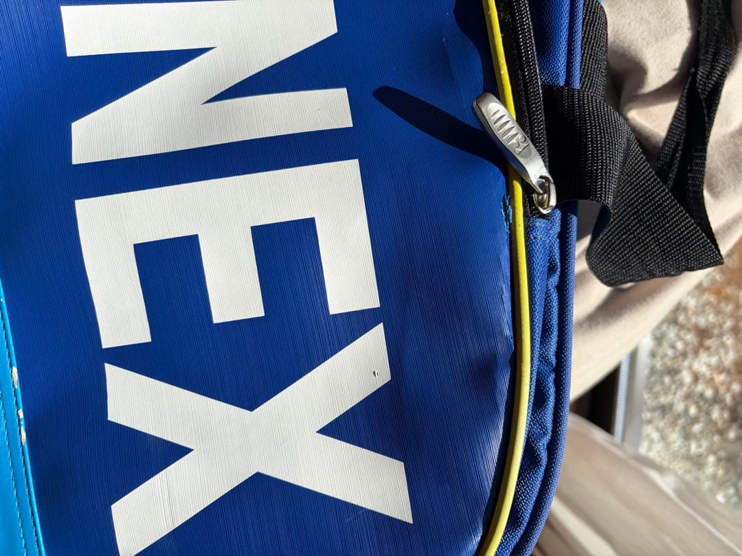 YONEX バドミントンバッグ 青/黄