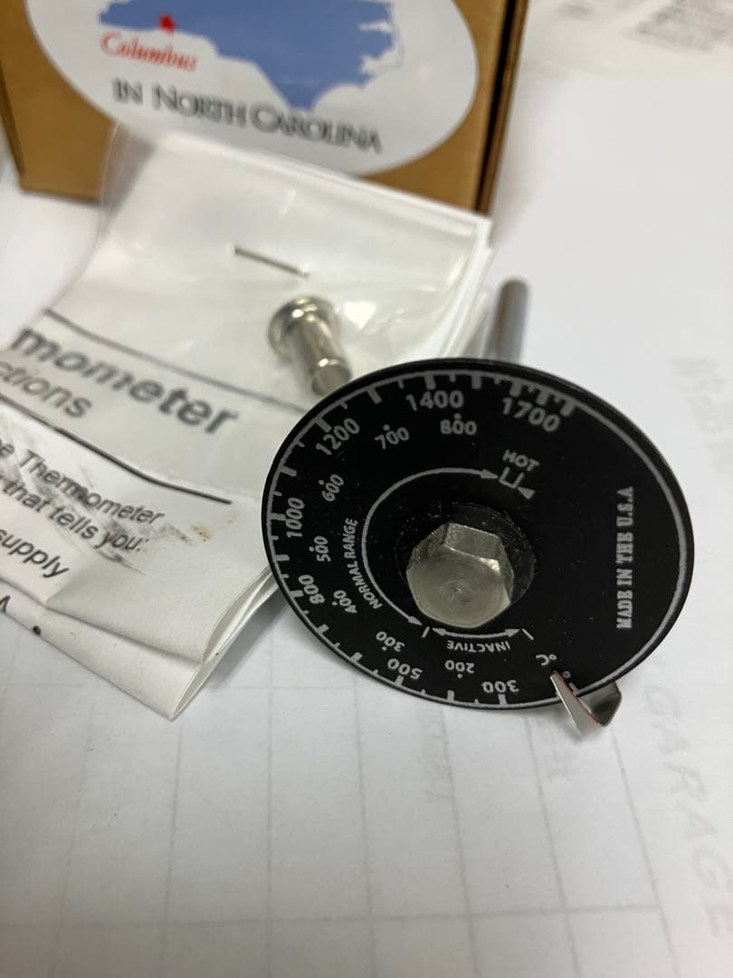 キャタリックプロープ温度計　ダッチウェスト