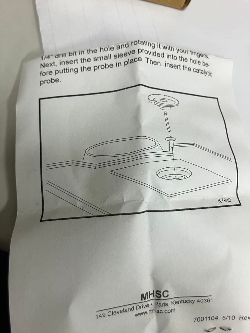 キャタリックプロープ温度計　ダッチウェスト