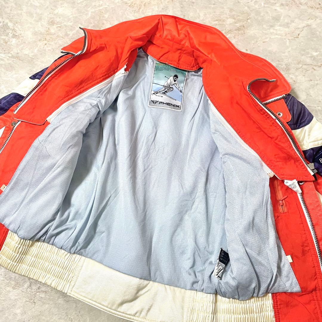 PHENIX フェニックス ナイロン フード 短丈 中綿ジャケット スキーウェア