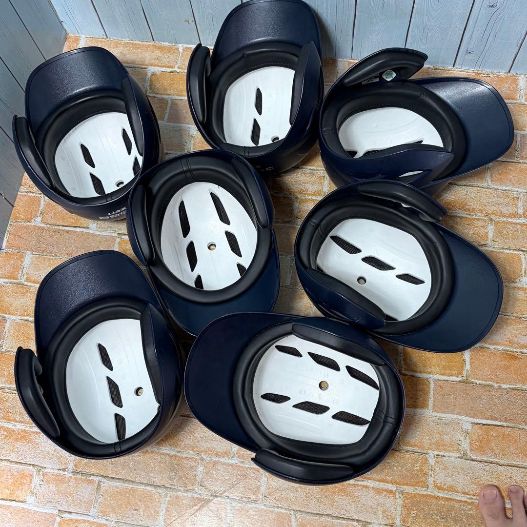 ZETT J.S.B.B 野球 ヘルメット セット 一般軟式用 マットネイビー