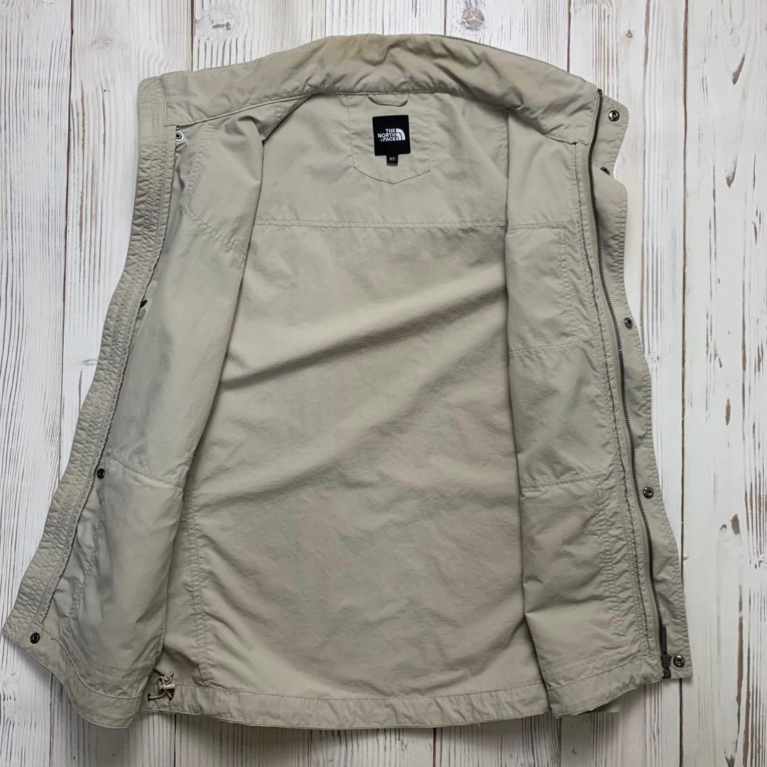ノースフェイス アウトドアベスト ハイネックジャケット メンズ M キャンプ