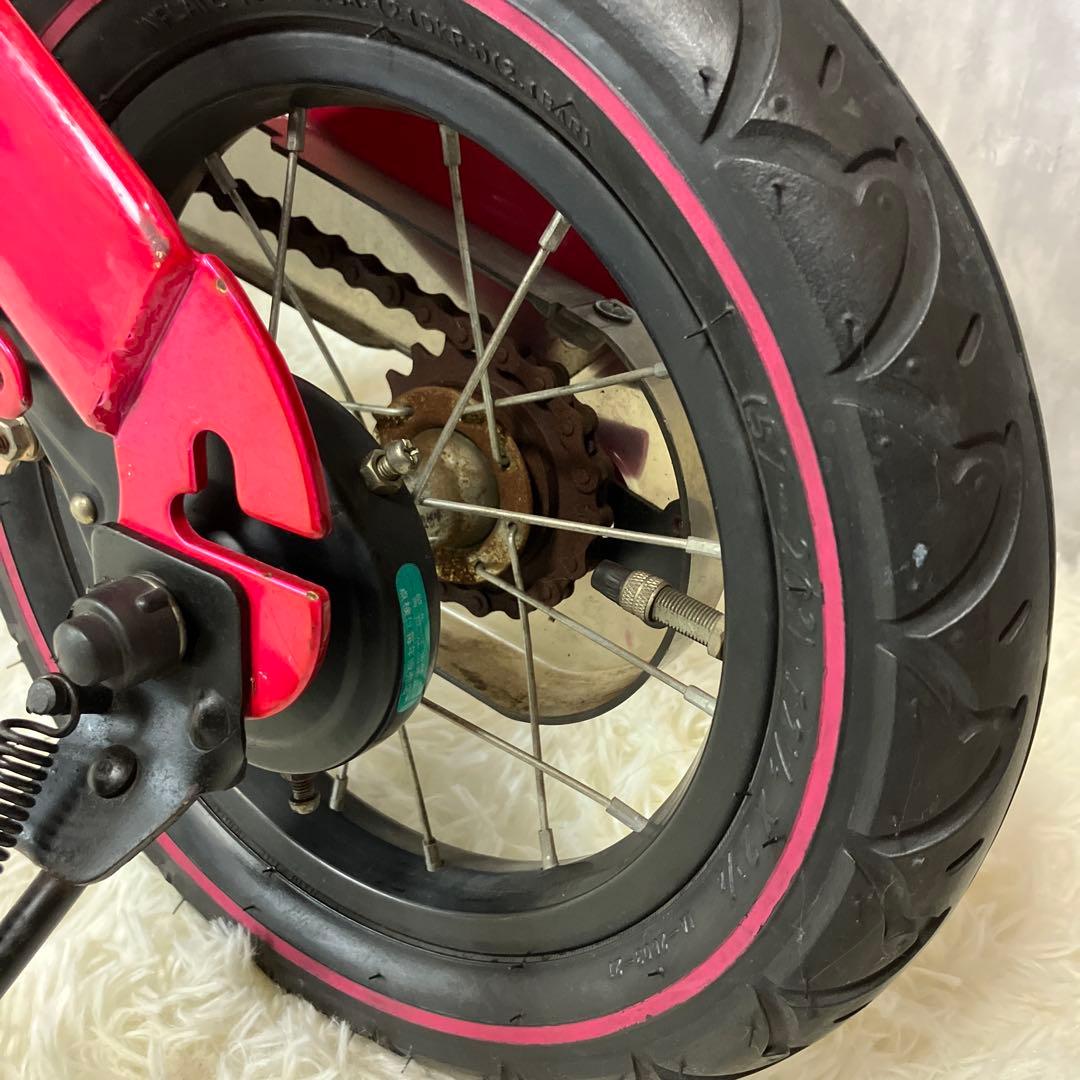 へんしんバイク 12インチ ピンク スタンド付き