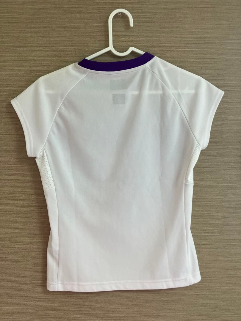 YONEX グラフィックTシャツ JP S ホワイト/パープル