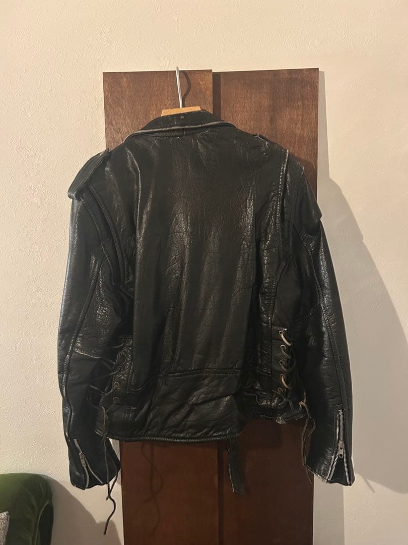 お*ゆ様 70s〜80s ホースハイド　ダブルライダース お値下げ可能