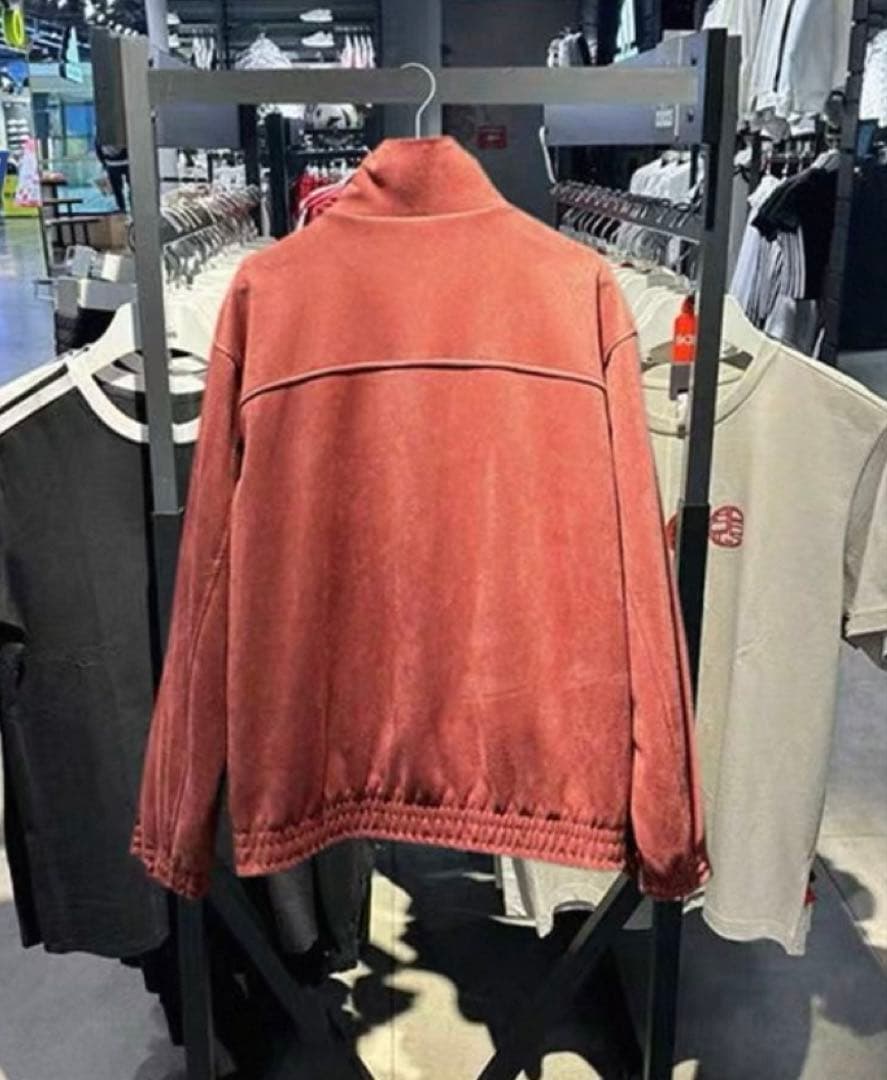 S 海外限定adidas originals スエード トラックジャケット