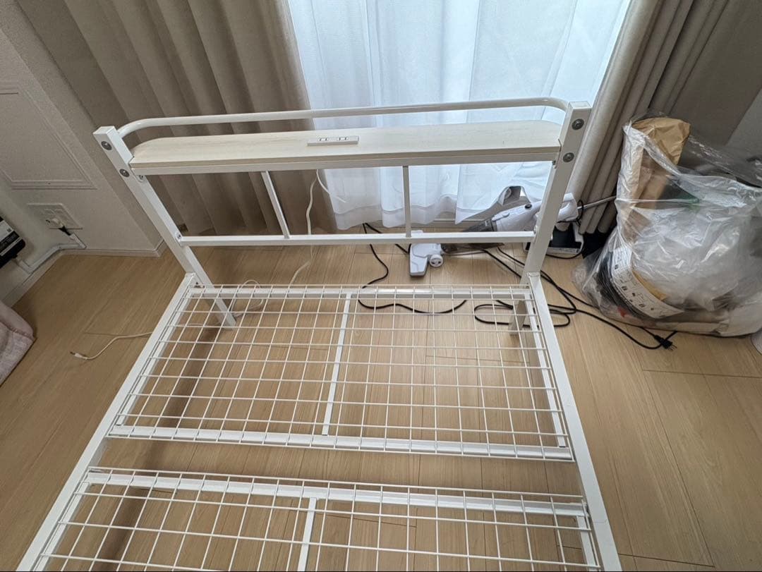 【ニトリ】ベッドフレーム シングル ホワイト