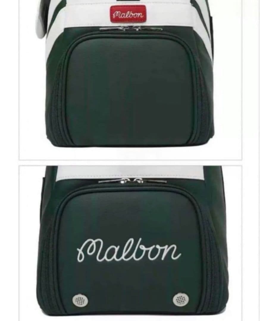 人気 マルボンゴルフ ボストンバッグ シューズケース 新品 ブラウン