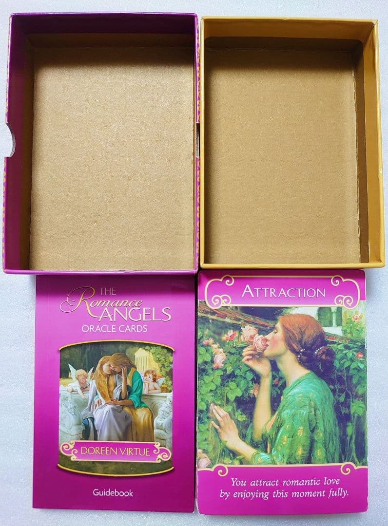 英語版 アニマルタロットカード ロマンスエンジェルオラクル バタフライオラクル