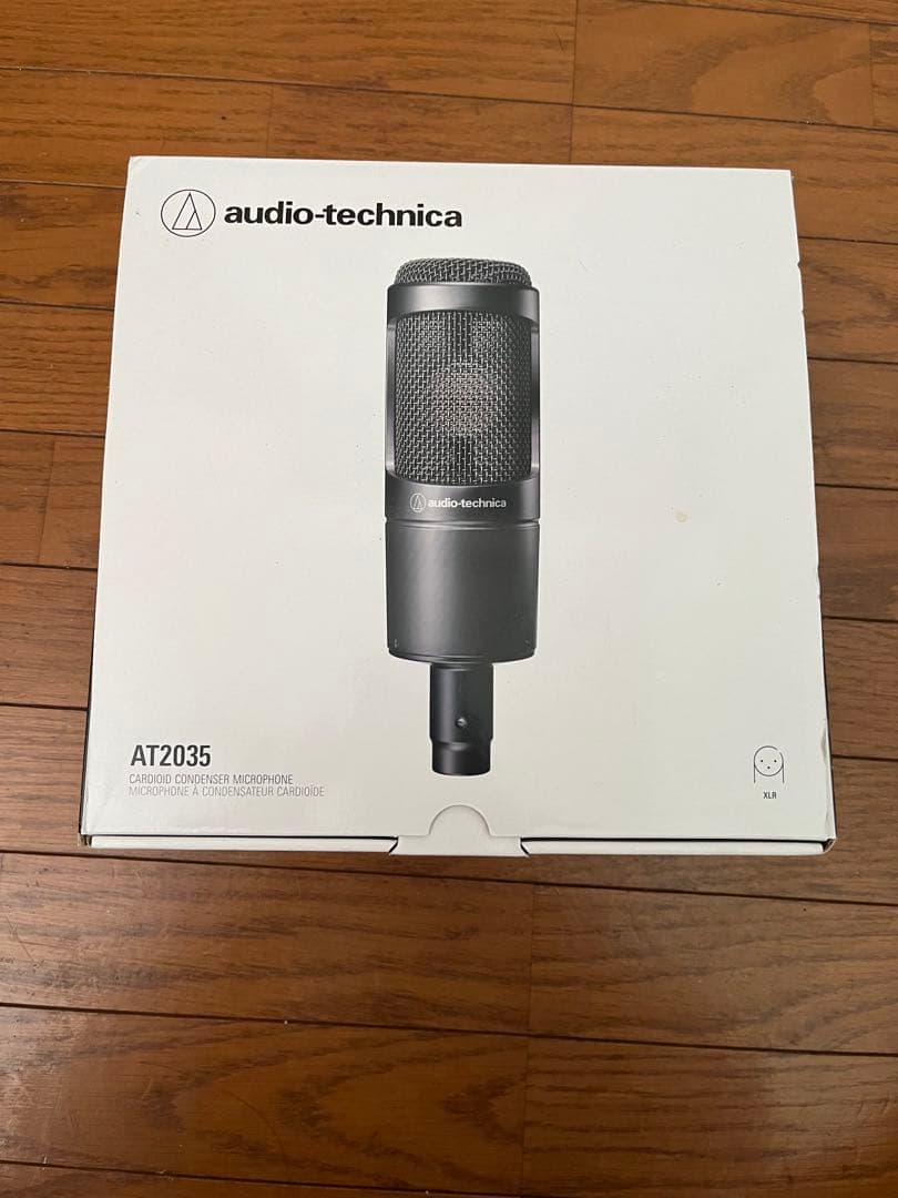 Audio-Technica AT2035 コンデンサーマイク　ポップ付き