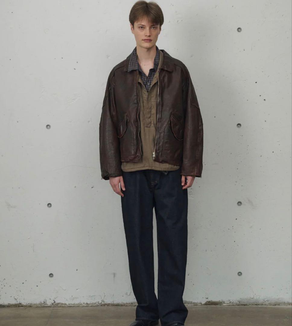 ジャケット・アウター ANCELLM LEATHER JACKET D.BRICK