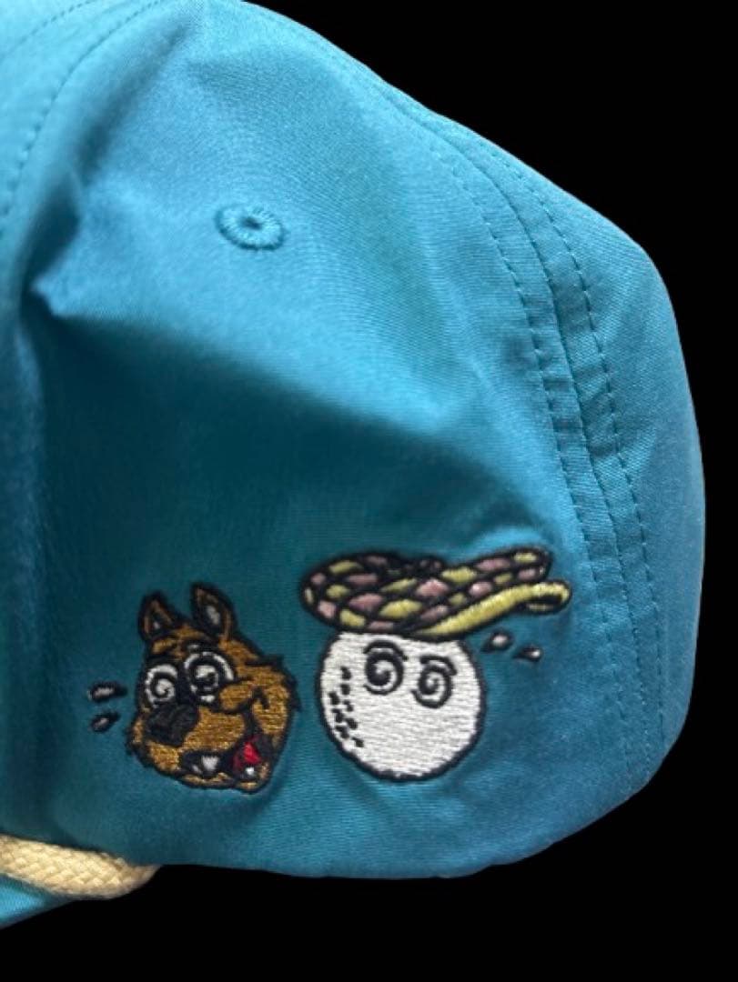 【未使用タグ付き】Malbon Golf ターコイズ アジャスタブルキャップ