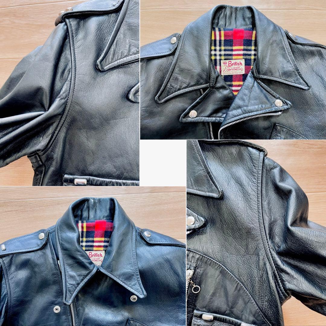 70s vintage カナダ製 BritishSportswear ライダース