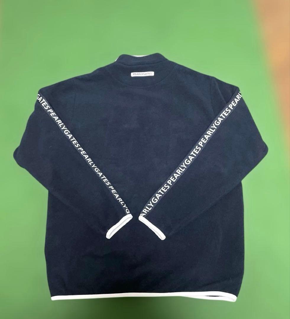 パーリーゲイツ☆ハーフジップフリース☆濃紺☆5☆ネイビー☆L