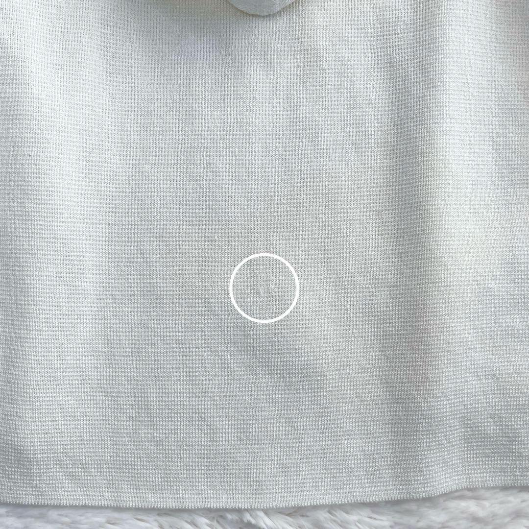 極美品✨FOXEY フォクシー　フーディー　リネン　カーディガン　ロゴプレートF