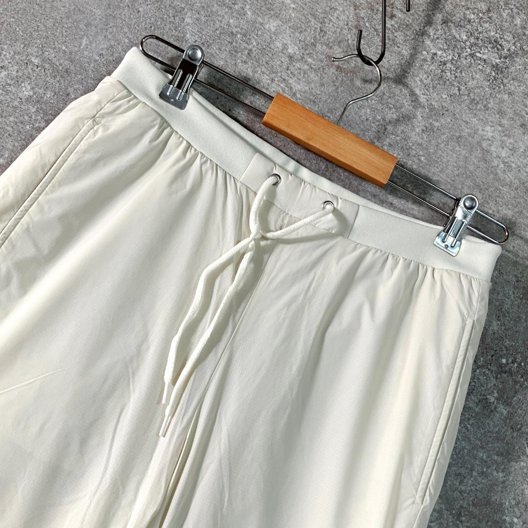 Titleist　中綿パンツ　ゴルフウェア　フルレングス　アイボリー　ロゴ　防寒